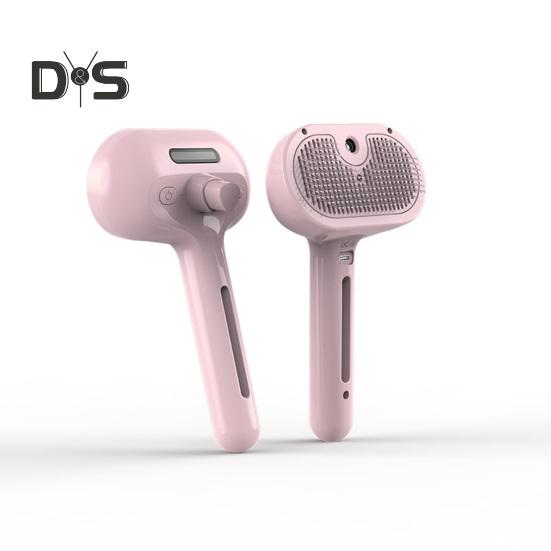 Cat Steam Brush for Shedding Rechargeable Spray Hair Removal Comb with Water Tank And Release Button Steamy Pet Grooming Brush for Cats Dogs