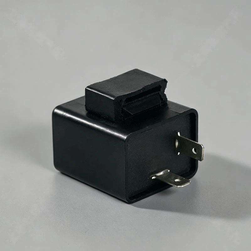 1Pcs 2 Pin Flasher Relay Turn Signal Indicator Controller 12V Led Motorcycle Flasher Buzzer For Car Accessories