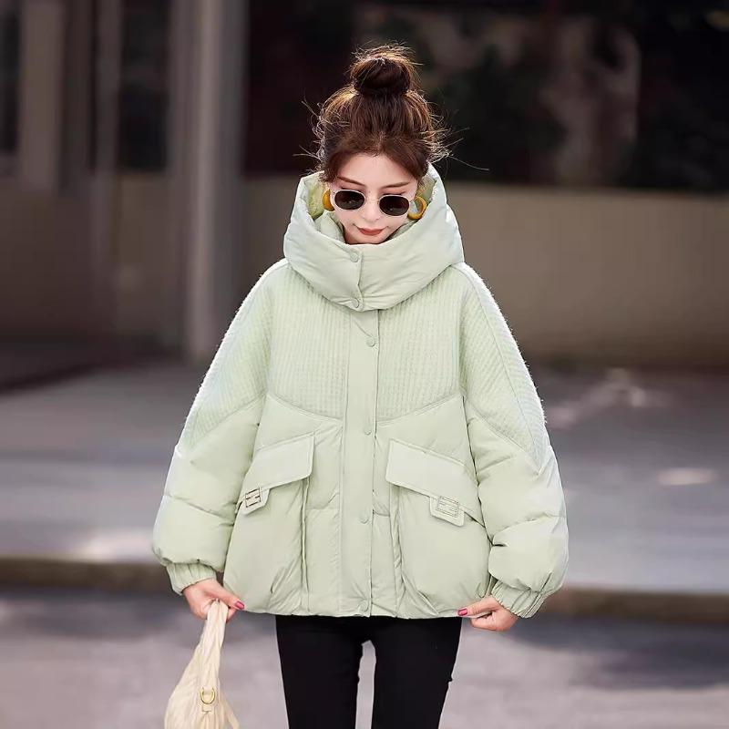 New winter cotton-padded clothes women's short short design cotton-padded clothes loose and thickened cotton-padded jacket