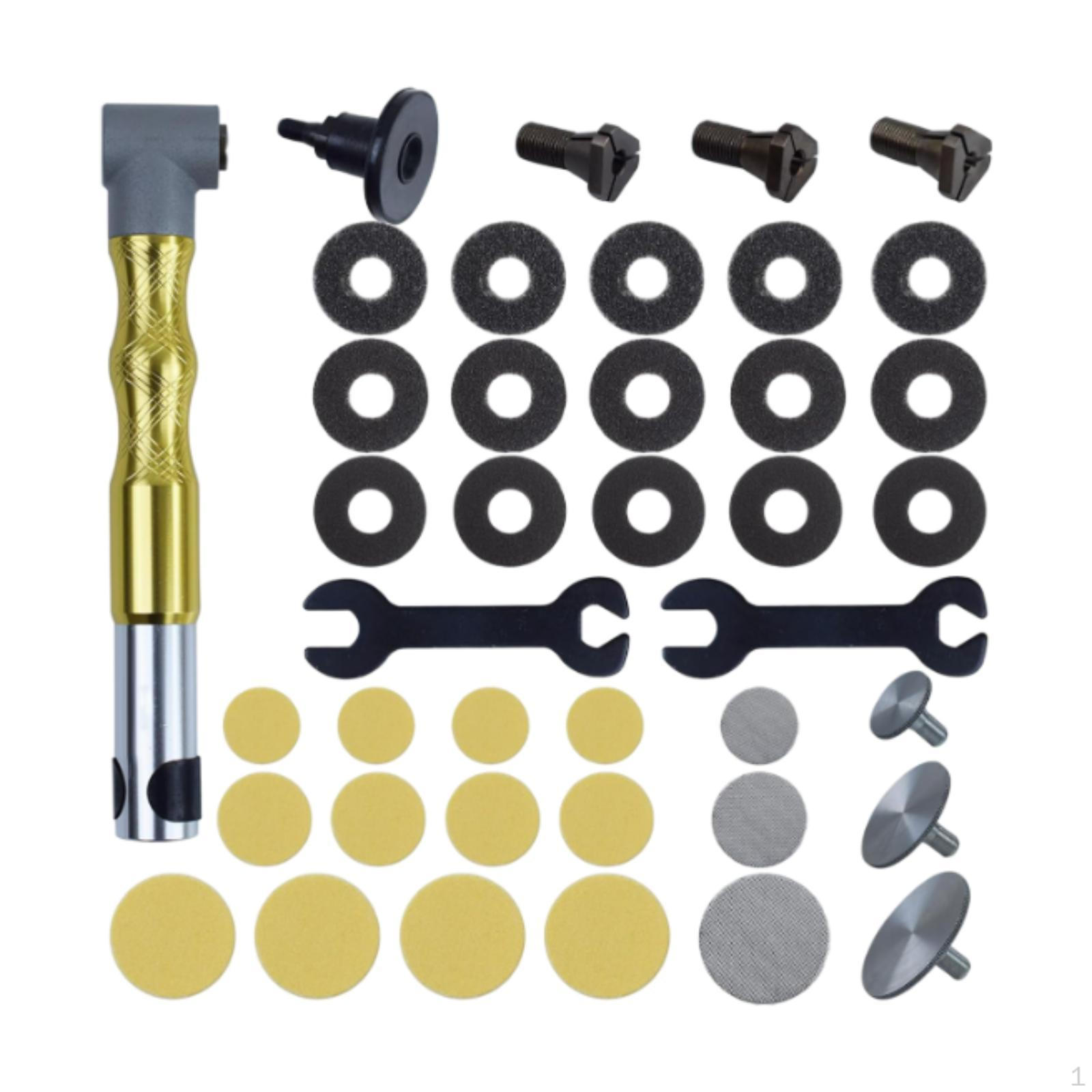 

90 градусов гибкий вал вращающийся инструмент наконечник локтевой сменный патрон 3 мм для полировки золотистый