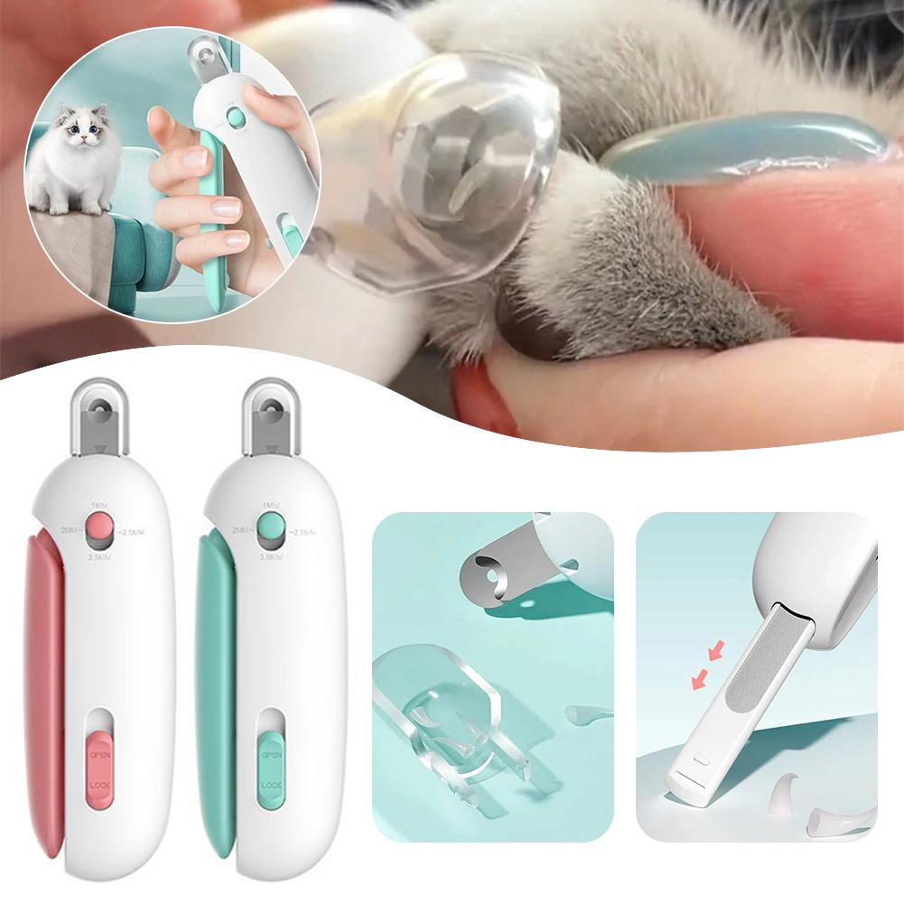 Adjustables Cat Nail Clippers With Safety Lock Comfortable Grip Handle Nail Clippers For Pet Nail Care