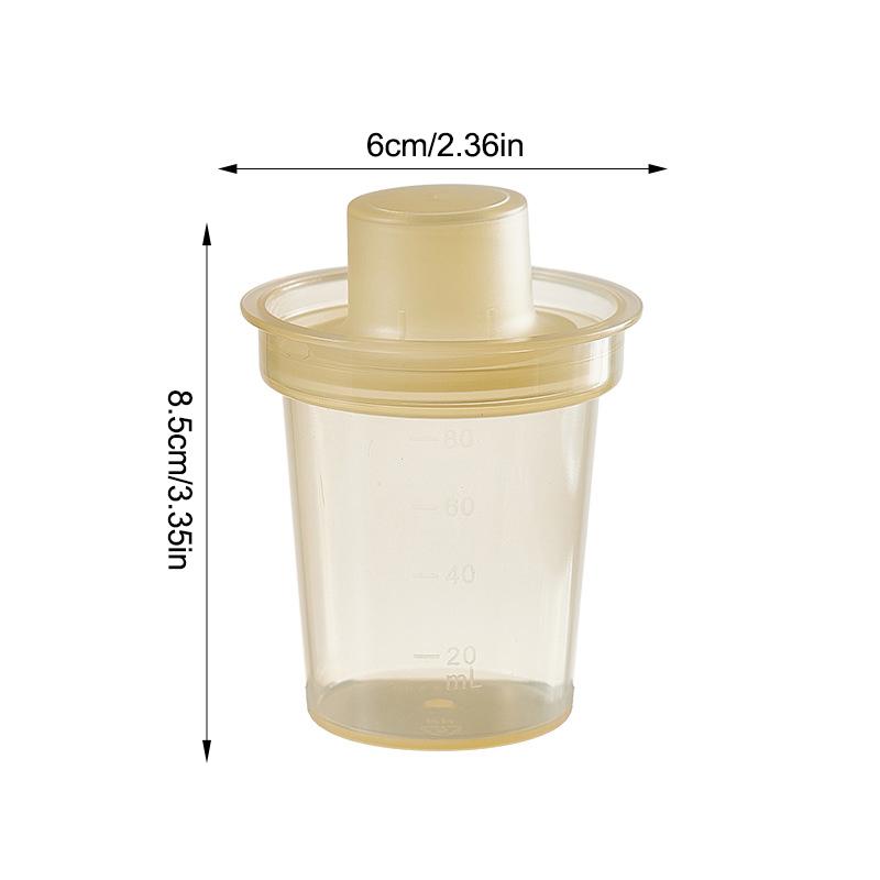 

High-Quality Baby Milk Powder Box, Food Storage Container, Moisture-Proof And Dust-Proof Portable 80Ml Pp Material жовтий