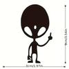 Car Aliens Reflective Film Material Decals Car Personalized Stickers Body Door Rear Glass Car Stickers