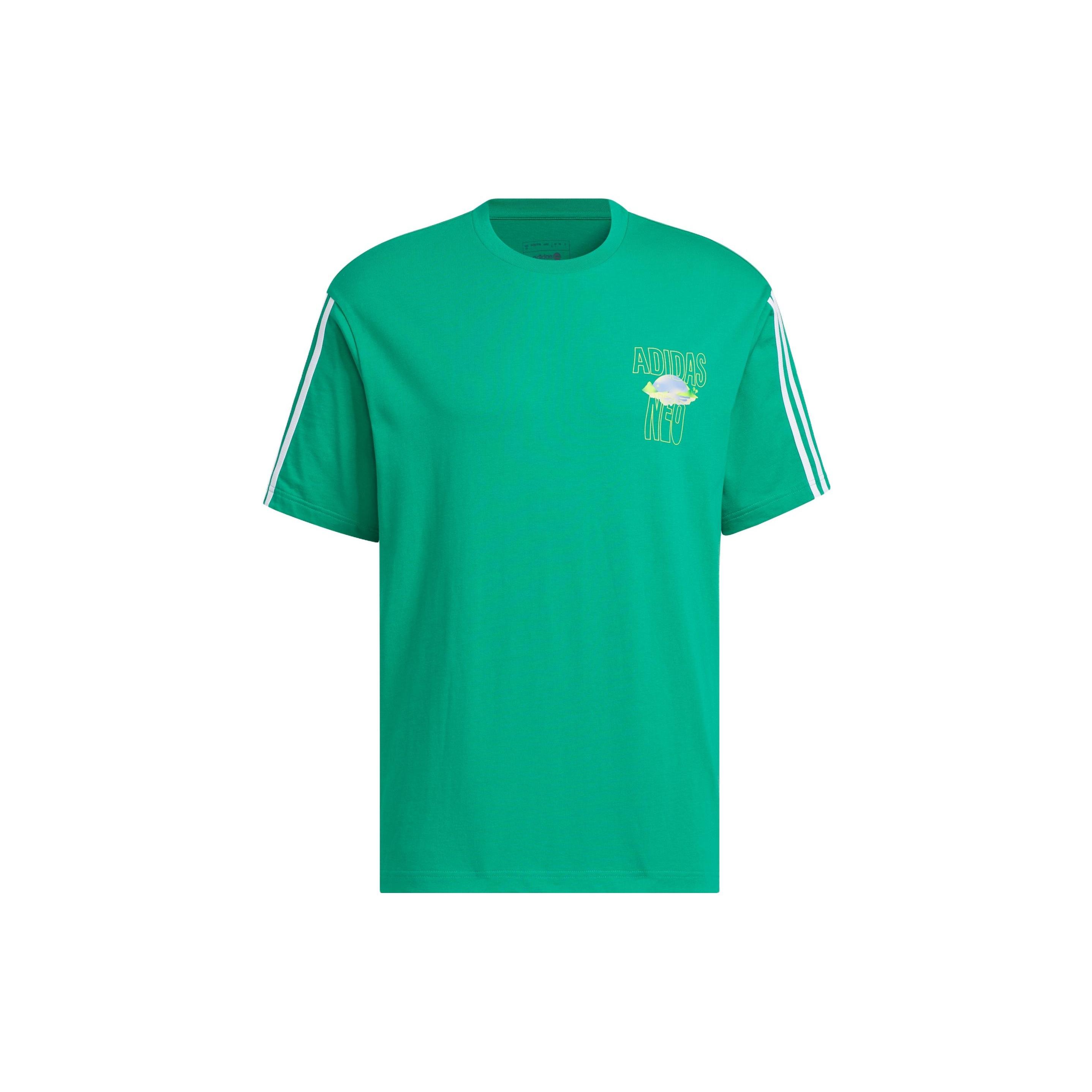 adidas Neo U VBE T-Shirts 2  Green  Men s IA6744 XXL