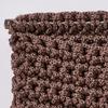 3-Tier Hanging Storage Bag Handwoven Breathable Mesh Cotton Wall Organizer with Hooks for Magazines Remote