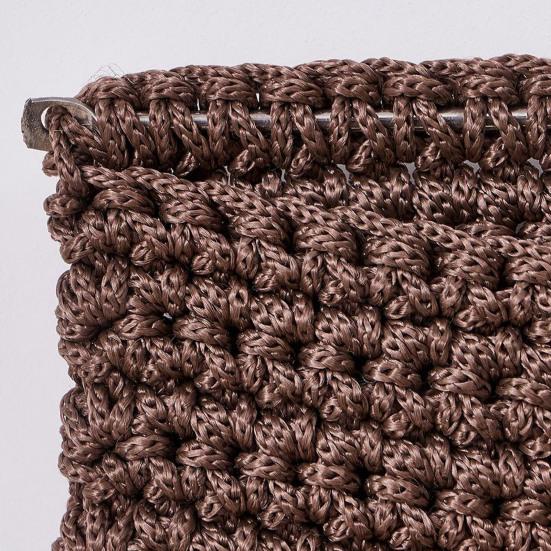 3-Tier Hanging Storage Bag Handwoven Breathable Mesh Cotton Wall Organizer with Hooks for Magazines Remote