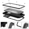 Heavy Duty 360 Full Protect Metal Phone Case for iPhone 17 Pro Max Shockproof Case For iPhone 16 15 14 13 12 11 8 7 Plus XR XS