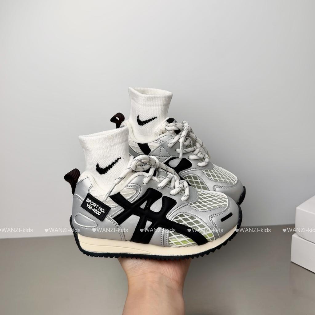 Children's sports shoes 2025 spring and summer new mesh boys' casual shoes soft sole girls' breathable dad shoes Forrest Gump shoes