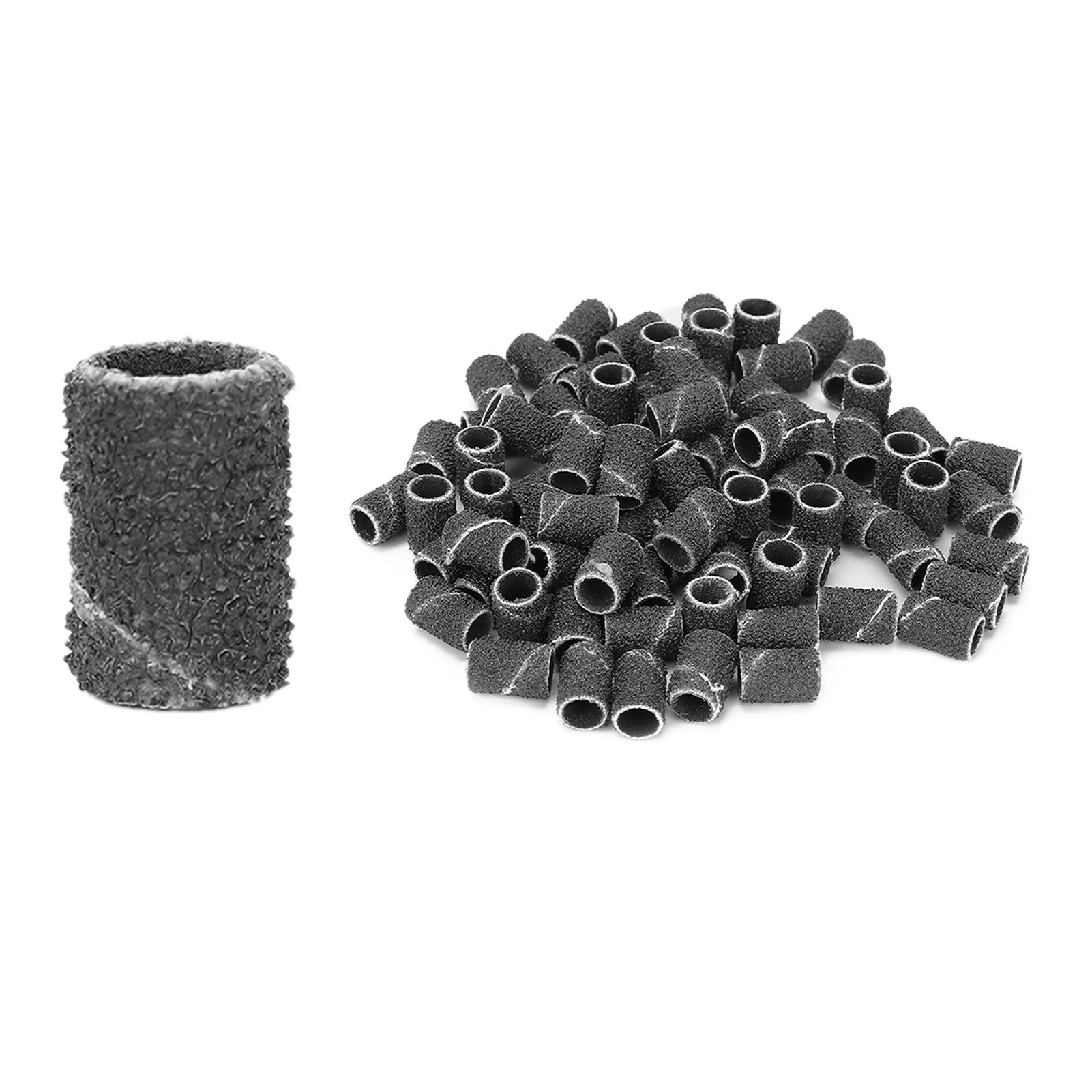 

100pcs Nail Art Sanding Bands Manicure Pedicure Nail Drill Bits Accessories ToolsHQ-13 180#