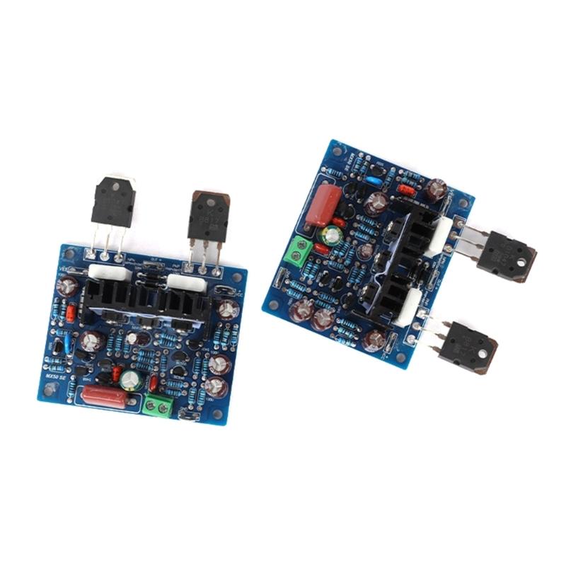 

2Pcs/set MX50 Power Amplifier Board KTD1047 Bluetooth-compatible Amplifier Kit Replacement Part DC 15V to 45V