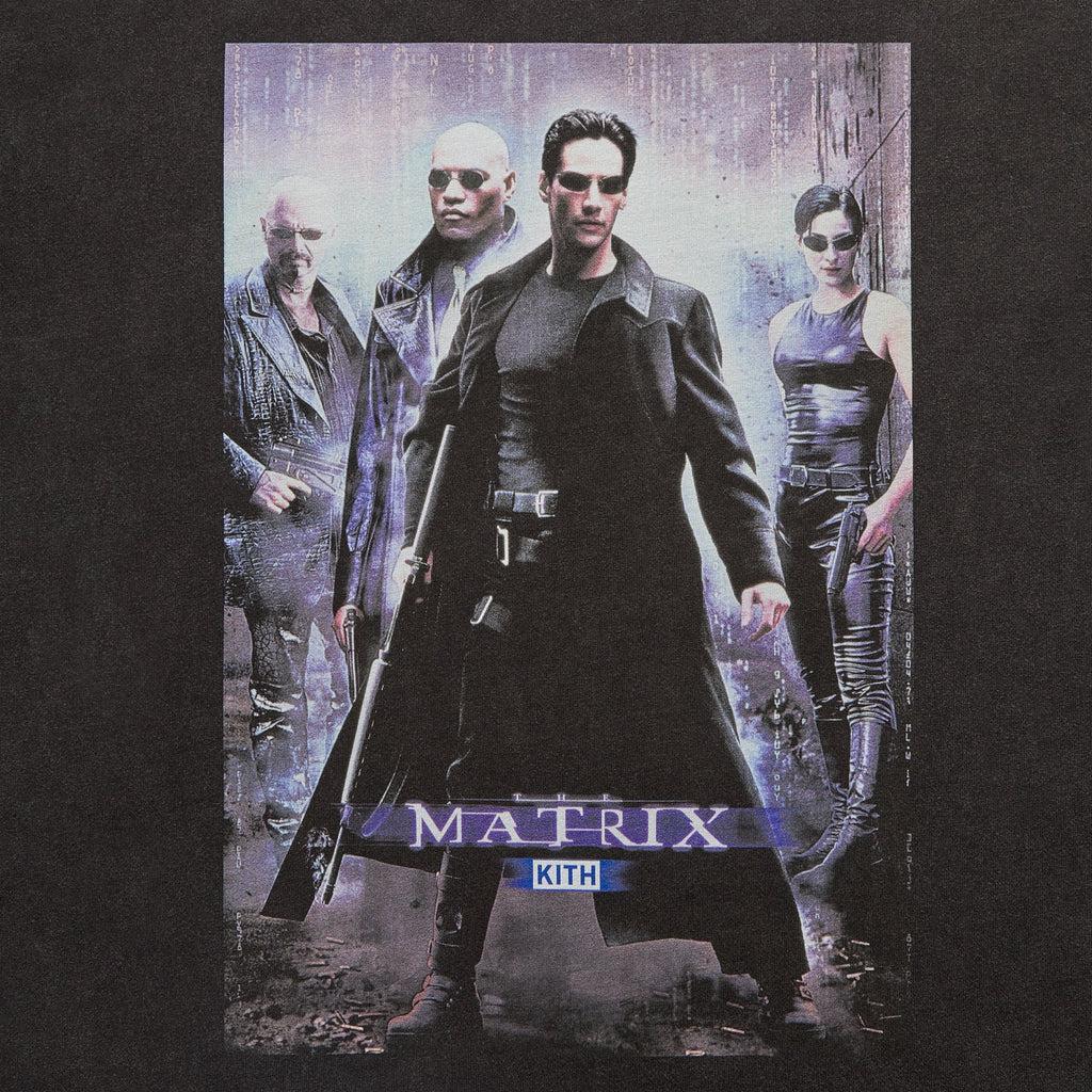 Kith For The Matrix Poster Vintage Tee Black Unisex Tops KHM035050-001