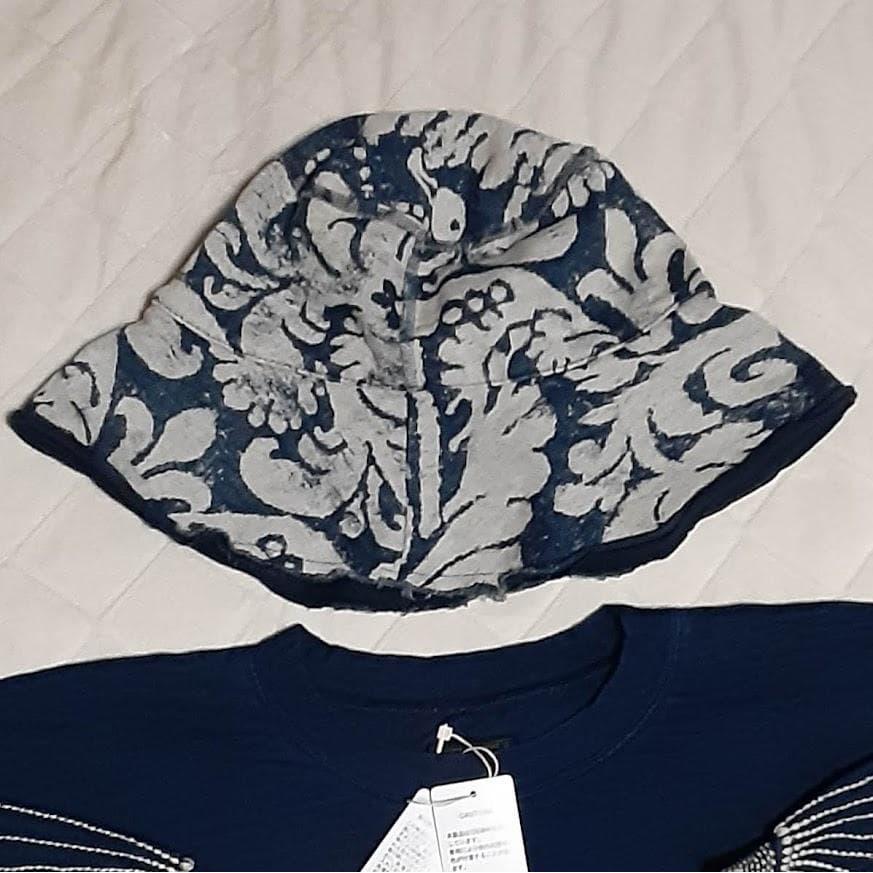 Used Kapital Damask Bucket Hat Long Brim