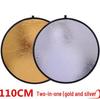 Round Foldable Portable Outdoor Photography Lighting Reflector for Beauty and Portrait Fill Light.