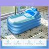 Bañera Inflable Para Adultos Plegable Tina de Baño de Burbujas de PVC Para Uso en Casa