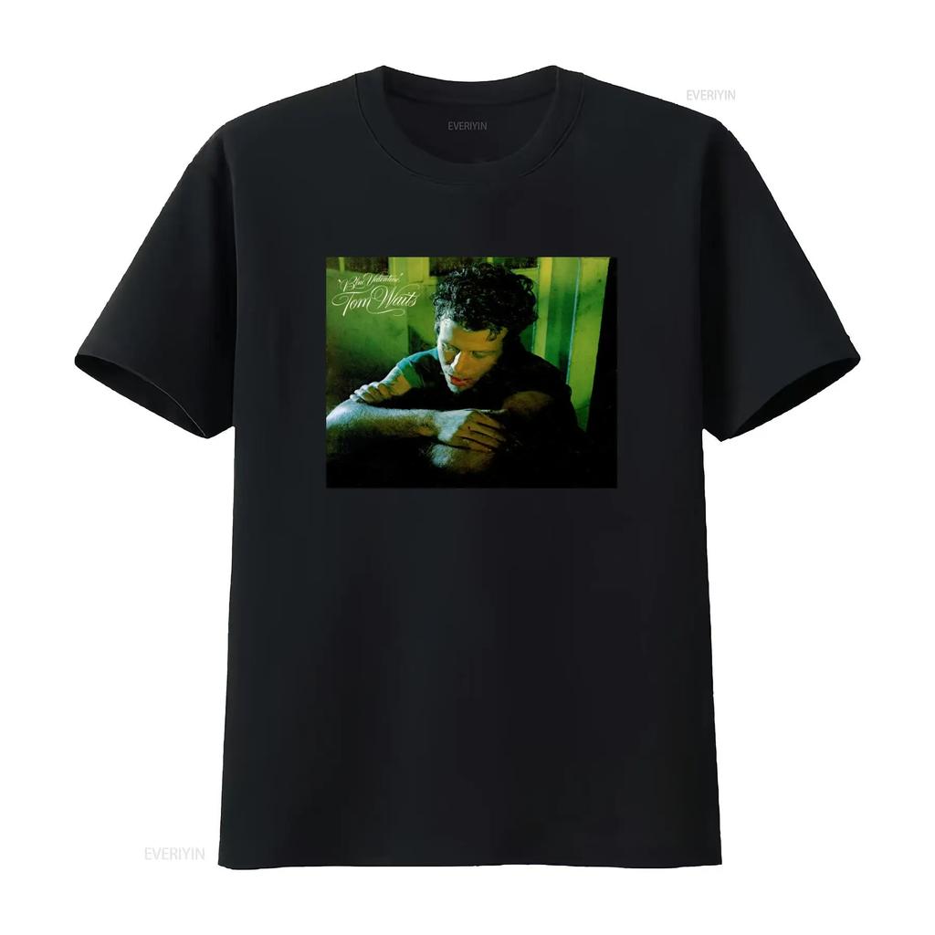 TOM WAITS Blue Valentine Vinyl CD Cover T Shirt Available in Small Medium Large XL Sizes vintage Washed Versatile Unisex