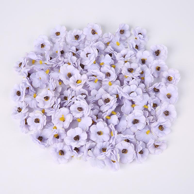 30/50Pcs 3cm Multicolor Mini Daisy Silk Artificial Flower DIY Valentines Day Party Christmas Wedding Decoration Home Decor