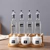Qianxing Ceramic & Glass Condiment Set