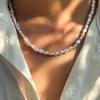 LATS Fashion Simple Imitation Pearl Choker Necklace for Women Vintage Elegant Beaded Temperament Necklace Wedding Party Jewelry2