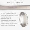 Snow Peak Trek Titanium Plate Titanium Plate for Solo Camping STW-002T - Ultra-lightweight