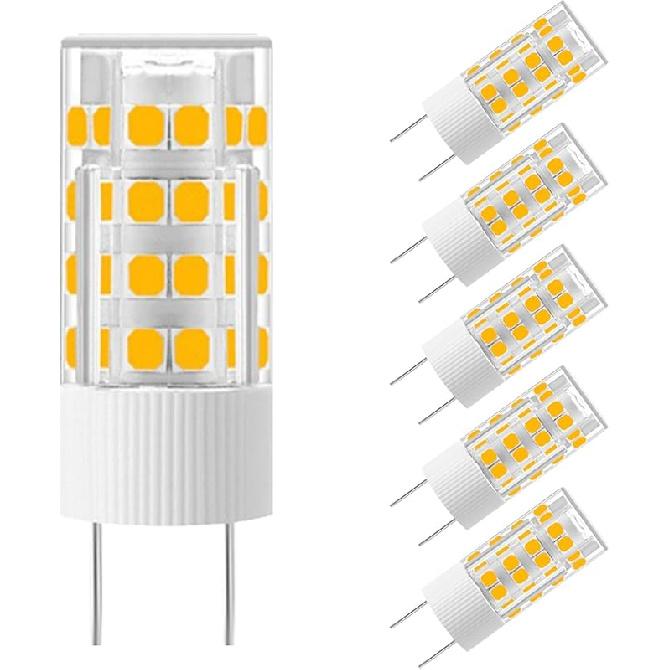 KCO Lighting G9 LED Light Bulb 3000K Warm White Non Dimmable G9 Light Bulb 7W Chandelier G9 LED Light Bulbs Bi Pin Base 360°Beam Angle (6-Pack)