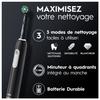 Brosse à dents électrique - oral-b - pro series 1 - noir - chargeur inclus - minuteur professionnel