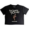 My Chemical Romance Ladies Crop Top: The Black Parade (Large)