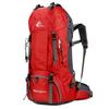 60L Outdoor Sports Hiking Bag Climbing Travel Duffel Bag 210 Polyester Camping Backpack with Rain Cover