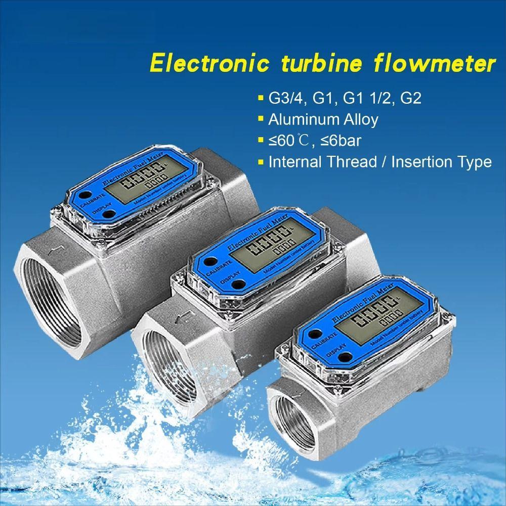 Aluminum Zinc Zinc Alloy Digital Flow Meter High Precision Electronic Flow Meter  Liquid Measurement