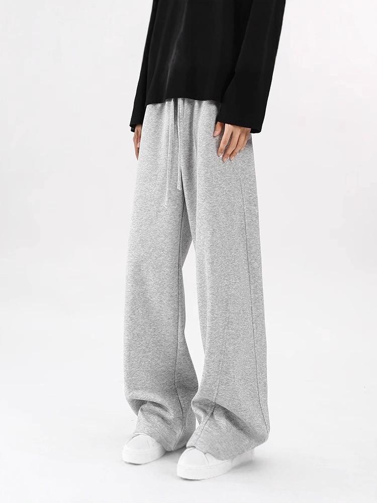 Pantaloni de trening sport Kukri pentru bărbați, grei, cu picior larg - Pantaloni lungi anti-scămoșare pentru toamnă