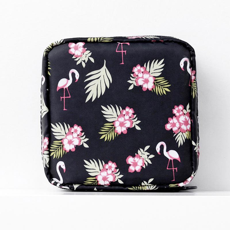 Mini-Damenbinden, Reise-Kopfhörer-Münzen-Aufbewahrungstasche, Beutel, Ausweis, Kreditkartenhalter, Kawai Cartoon, Kosmetik-Kulturbeutel, Organizer-Tasche