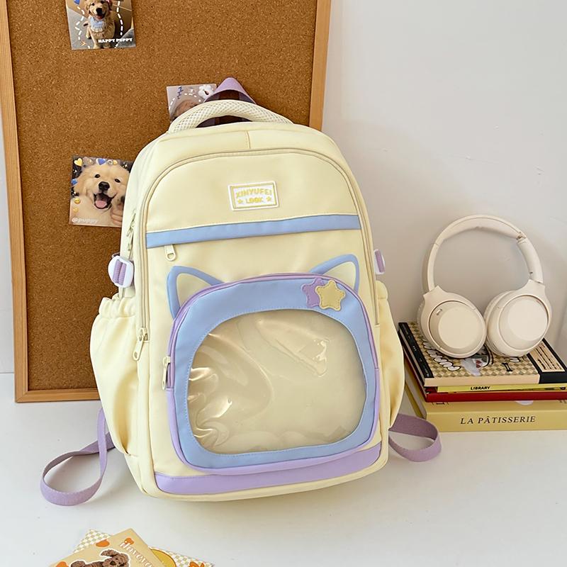 Mochila de Gran Capacidad para Mujer Mochila Escolar para Estudiante