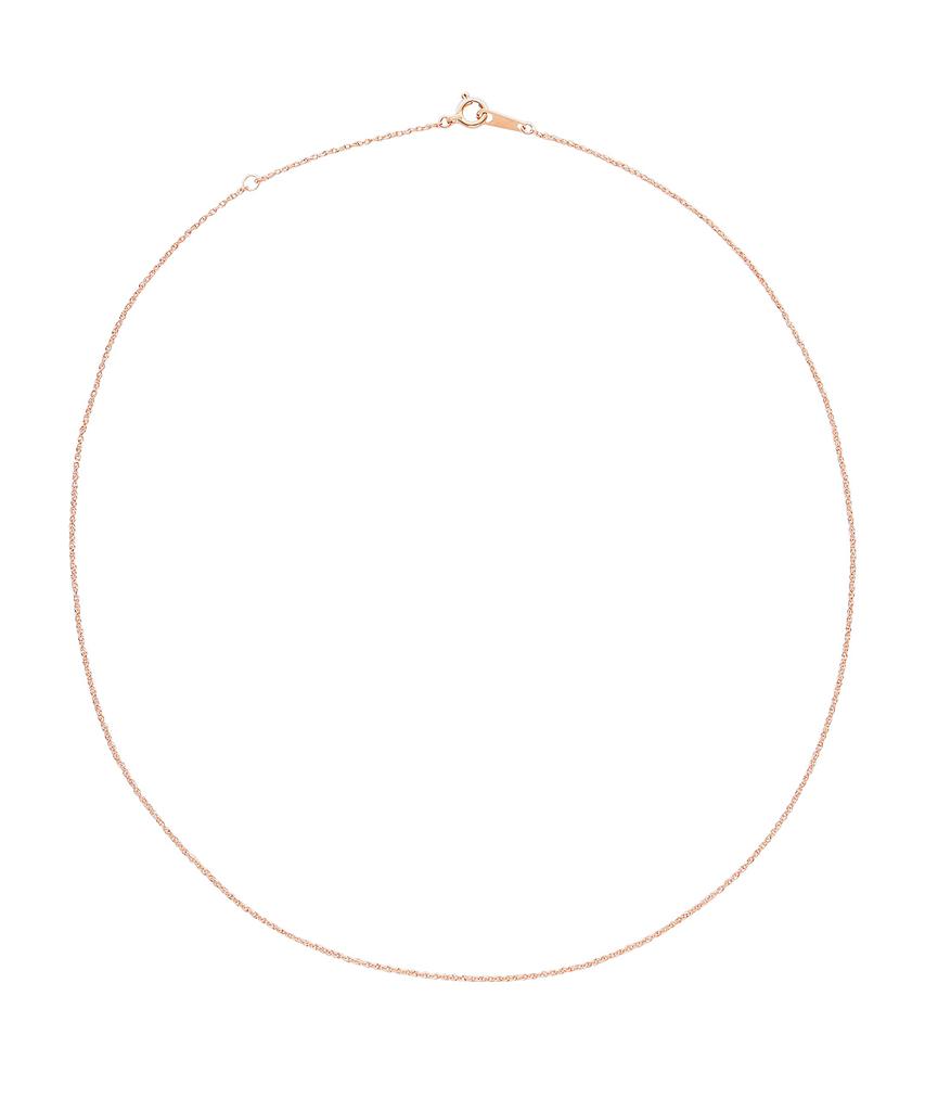 K10 Pink Gold 40cm Screw Chain Necklace L&CO 63-8114