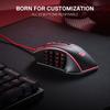 Redragon M990 MMO Gaming 32000 DPI Wired RGB Gaming 23 Programmable 16 Side Macro Software Aluminum Base Mouse, High-Precision Mouse, Buttons, Keys,