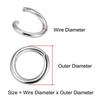 100-300 Pezzi 3-12mm Acciaio Inossidabile Anelli Aperti Divisi Anello O Connettore per Collana Bracciale Gioielli Componenti per Creazione All'ingrosso