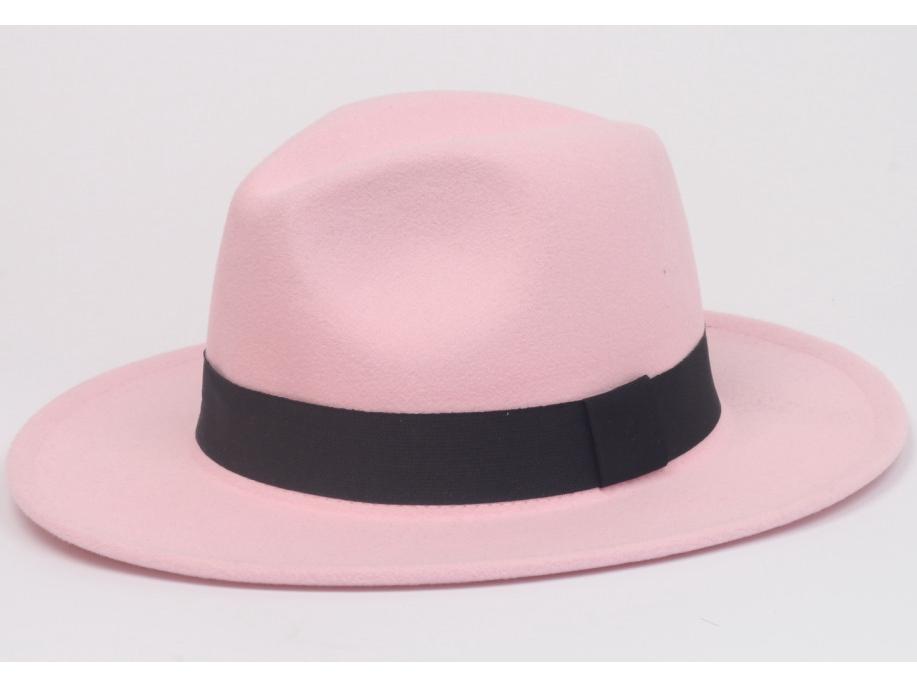 Retro Shanghai Fedora mit breiter Krempe: Unisex Frühling/Herbst Jazz Panama Hut in Wolloptik