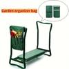 Garden Kneeling Pad with 3 Storage Pockets & Sturdy Frame, Heavy Duty Non-Slip Washable Kneeler for Lawn & Planting