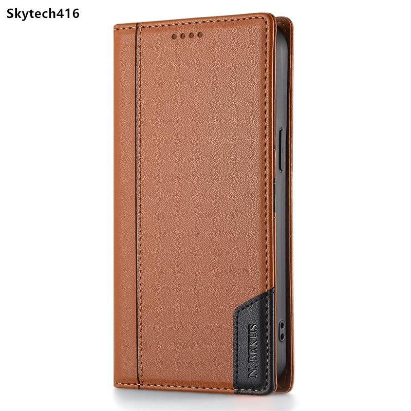 For Redmi 14C 14R Note 10 11 11S 12 12R 12S 13 14 Pro Plus Max 4G 5G Leather Case Flip High Quality Card Slot Bracket Wallet Cover Casing