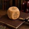Reading Theme Dice 1/2Pcs Wooden Decision Dice 6-Sided Decision-Making for Bookish Desk Ornament Bookworms Decider Gift Lovers Compact