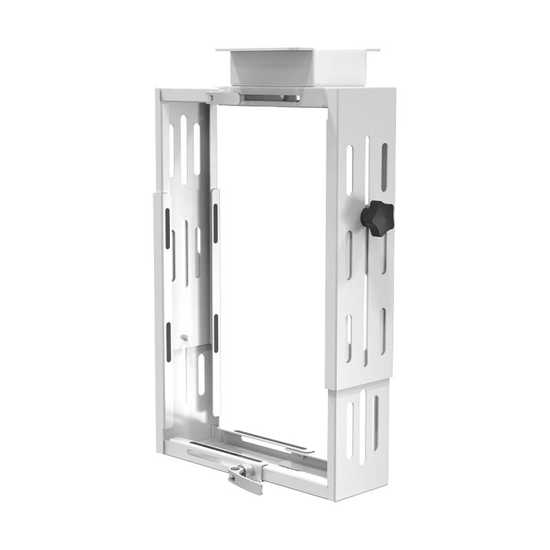 Under Desk PC Holder, Hanging Computer Case Mount for Height Adjustable Desk, Heavy Duty Metal Tower Bracket – Office & Gaming белый