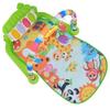 Baby Piano Play Mat, Kick & Play Baby Activity Gym, Musical Tummy Time Mat with 5 Colorful Hanging Toys, Baby