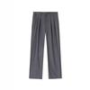 Men Loose Wide Leg Straight Cut Non Iron Casual Business Suit Trousers