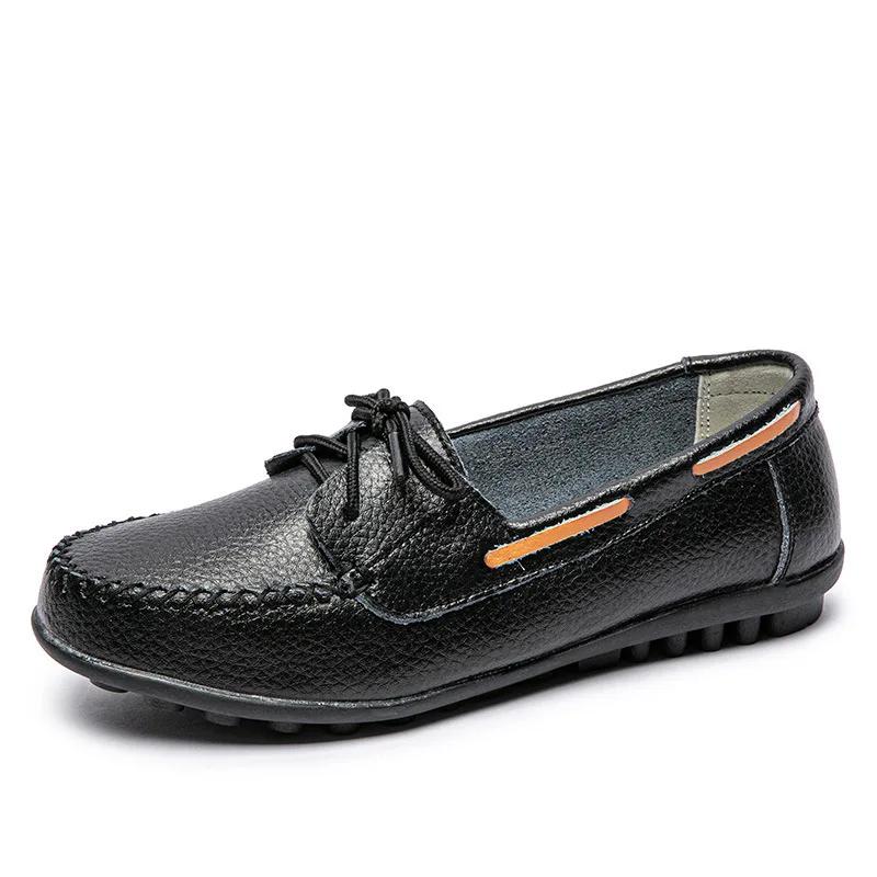 Woman Nurse Flat Shoes Women Lace Up 2025 Women's Moccasins Sneakers Shoes For Female Breathable Flats Walking Chaussure Femme