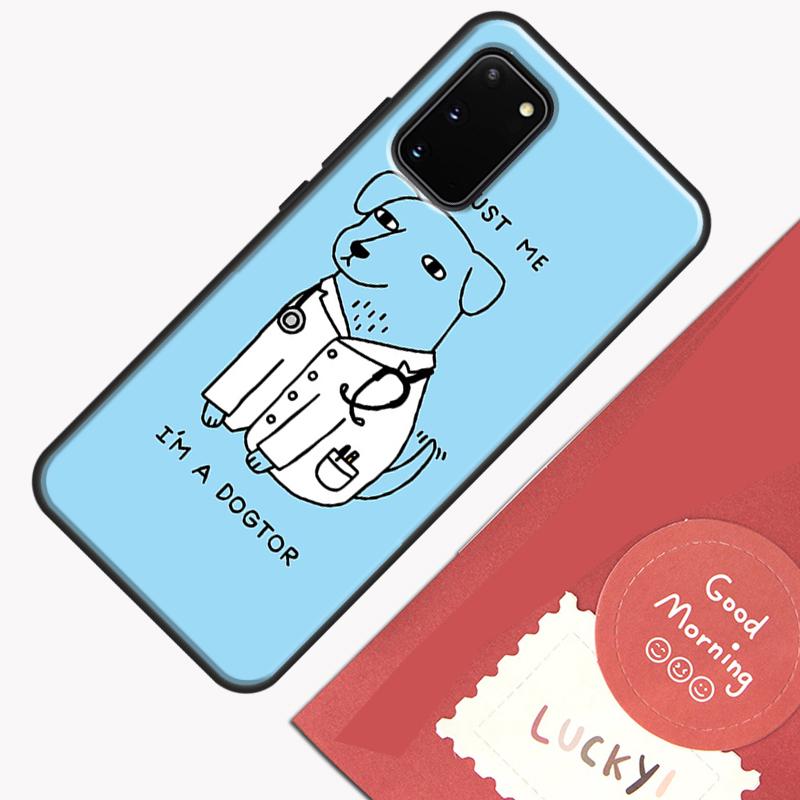 Cute Stethoscope Heart Phone Case For Samsung Galaxy S26 S25 S24 S20 S21 S22 S23 Ultra S10 Plus S25 FE Cover Shell