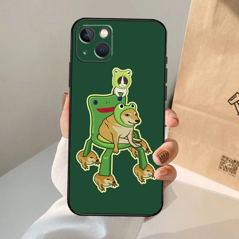 Cheems Doge Phone Case For iPhone 17 Air 16 15 14 13 12 11 Pro Max 12 13 Mini 15 16 Plus 16e Cover Coque