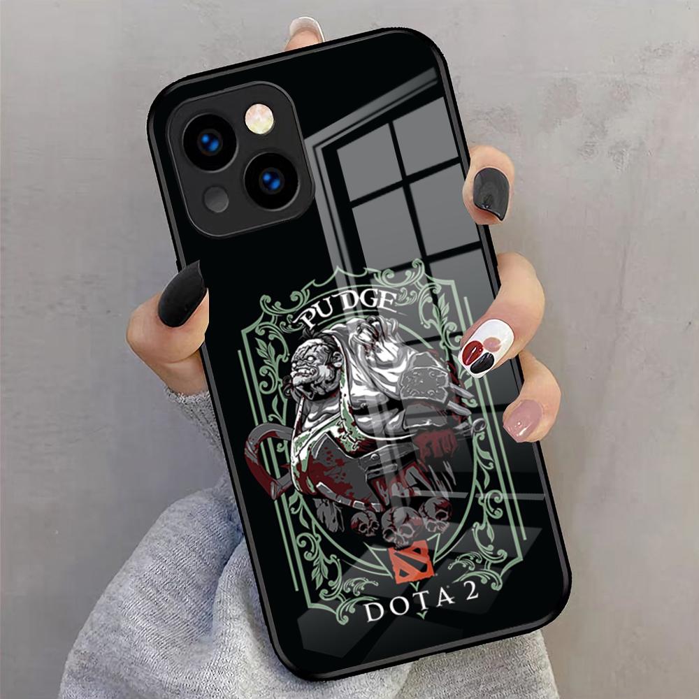 Game Dota 2 Phone Case For IPhone 17 Pro Max 16 15 14 Pro Max 13 11 X Xs Xr 8 7Plus Glass Cover