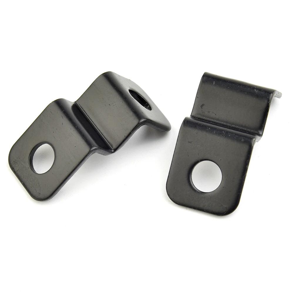 2PCS Motorcycle Lamp Brackets Turn Signal Light Lamp Mount Brackets Iron Motorbike Fork Indicator Mount Lamps Holder