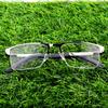 Business  Al-mg Alloy Rectangle Simple Style Light Weight Hinge Exquisite Temples Anti-fatigue Reading Glasses +0.75 To +4