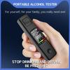 Digital Alcohol Detector Breathalyzer Alcohol Tester Professional  Police LCD Display Drunk Driving Test Portable Breathalyzer