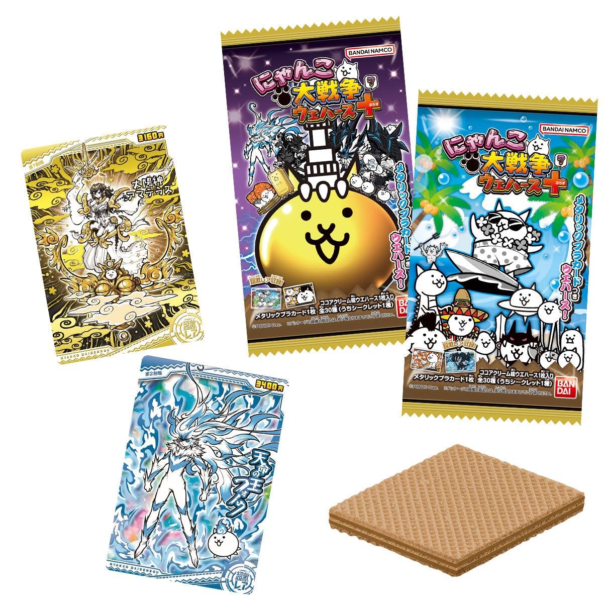 

Bandai The Battle Cats Вафельная коробка +7 20 штук (Конфеты-игрушки)