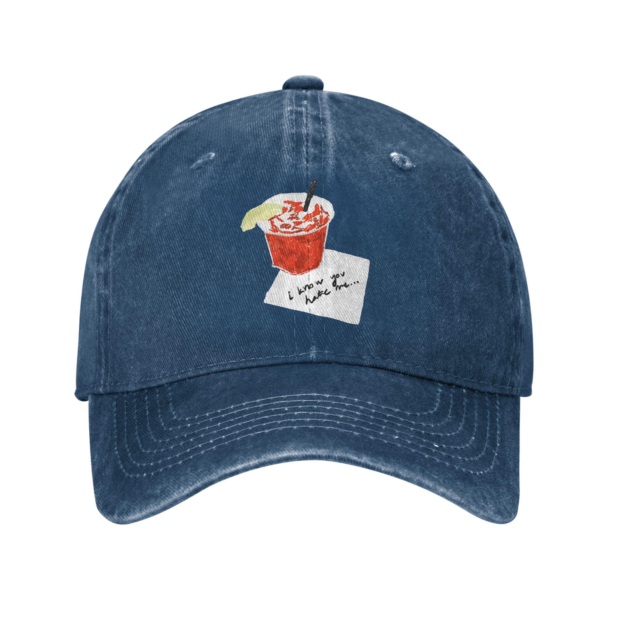 

Washed Baseball Cap Conan Grays Summer Hip Hop Hats For Female Male Design Print Outdoor Sports Sun Snapback Cap One Size темно-синього кольору